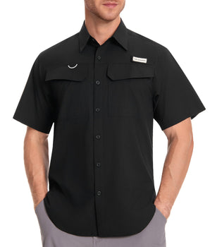 Men's Short Sleeve Button Down Shirt FS54M