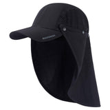 Bassdash Foldable UPF 50+ Fishing Hats with Removable Neck Flap FH12 - Bassdash