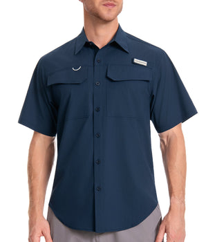 Men's Short Sleeve Button Down Shirt FS54M