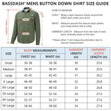Men's UPF 50+ Long Sleeve Fishing Button Down Shirt FS21M NEW COLOR - Bassdash