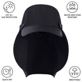 Bassdash Foldable UPF 50+ Fishing Hats with Removable Neck Flap FH12 - Bassdash