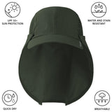 Bassdash Foldable UPF 50+ Fishing Hats with Removable Neck Flap FH12 - Bassdash
