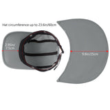 Bassdash Foldable UPF 50+ Fishing Hats with Removable Neck Flap FH12 - Bassdash