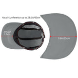 Bassdash Foldable UPF 50+ Fishing Hats with Removable Neck Flap FH12 - Bassdash