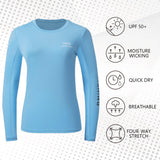 Women's UPF 50+ Long Sleeve Shirts FS03W - Bassdash