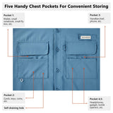 Men's UPF 50+ Long Sleeve Fishing Button Down Shirt FS21M NEW COLOR - Bassdash