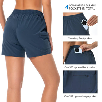 Women's 50+ Quick Dry UPF 50+ Cargo Shorts FP04W - Bassdash