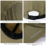 Bassdash Foldable UPF 50+ Fishing Hats with Removable Neck Flap FH12 - Bassdash