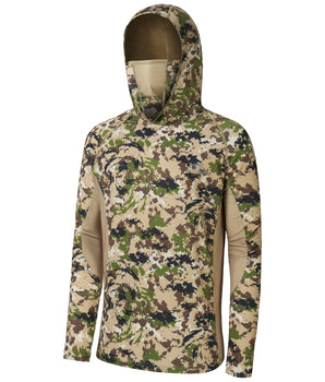 Men's UPF 50+ Long Sleeve Hunting Hoodie with Mask FS06M