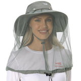 UPF 50+ Mosquito Sun Hat with Neck Flap - Bassdash