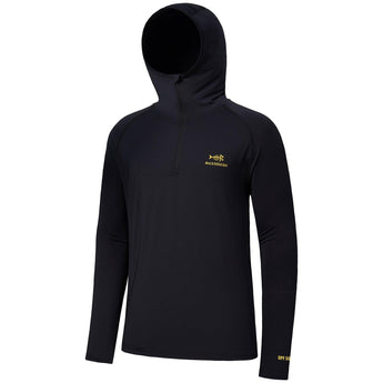 Men's UPF 50+ 1/4 Zipper Fishing hoodie Shirts FS24M - Bassdash