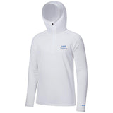 Men's UPF 50+ 1/4 Zipper Fishing hoodie Shirts FS24M - Bassdash