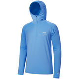 Men's UPF 50+ 1/4 Zipper Fishing hoodie Shirts FS24M - Bassdash