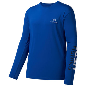 Men's UPF 50+ Long Sleeve Fishing Shirt FS01M - Bassdash