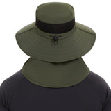 Unisex UPF 50+ Sun Hat with Face Cover & Neck Flap FH09 - Bassdash