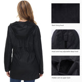 Lightbare Women's Water Resistant Ripstop Rain Coat LB02W - Bassdash