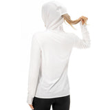 Lightbare Women's UPF 50+ Sun Protection Full Zip Hoodie Jacket - Bassdash