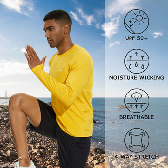 WILDBREATH Men's UPF 50+ Quick Dry LS T-Shirt - Bassdash