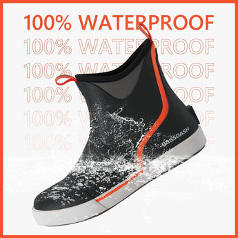 Men's 6 inch Waterproof Deck Boots - Bassdash
#color_black