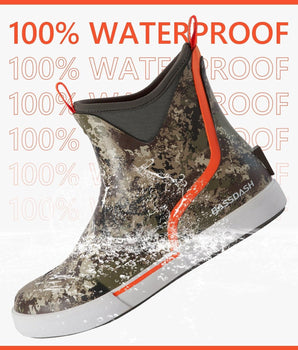Men's 6 inch Waterproof Deck Boots - Bassdash
#color_grunge-camo