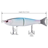SwimShad Glide Baits Single-Jointed Hard Fishing Lure - Bassdash