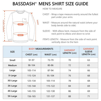 Men’s UPF 50+ Long Sleeve Fishing Shirt with Chest Pocket - Bassdash