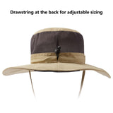 Unisex UPF 50+ Wide Brim Bucket Hat with Detachable Neck Flap FH02 - Bassdash