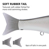 SwimShad Glide Baits Single-Jointed Hard Fishing Lure - Bassdash