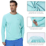 LIGHTBARE Men's UPF 50+ Raglan LS T-Shirt - Bassdash