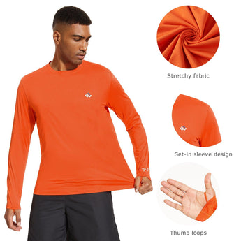 WILDBREATH Men's UPF 50+ Quick Dry LS T-Shirt - Bassdash