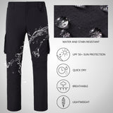 Men’s UPF 50+ Quick Dry Convertible Pants FP02M - Bassdash