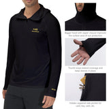 Men's UPF 50+ 1/4 Zipper Fishing hoodie Shirts FS24M - Bassdash
