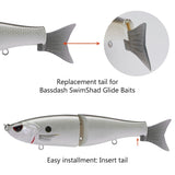 SwimShad Glide Baits Single-Jointed Hard Fishing Lure - Bassdash