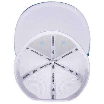 Unisex Flat Brim Trucker Cap - Ocean Digital Camo6 - Bassdash