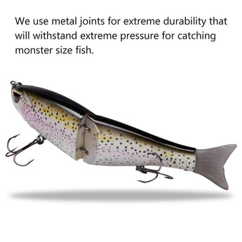 SwimShad Glide Baits Single-Jointed Hard Fishing Lure - Bassdash