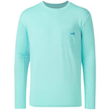 Men’s UPF 50+ Long Sleeve Fishing Shirt with Chest Pocket - Bassdash