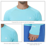 LIGHTBARE Men's UPF 50+ Raglan LS T-Shirt - Bassdash