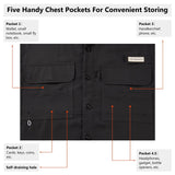 Men's UPF 50+ Long Sleeve Fishing Button Down Shirt FS21M - Bassdash