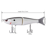 SwimShad Glide Baits Single-Jointed Hard Fishing Lure - Bassdash