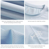 sun shirt short sleeve Light Steel Blue