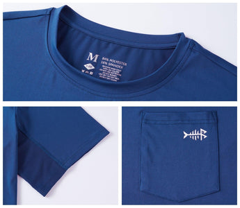 Men's UPF 50+ Short Sleeve Pocket T-Shirt FS26M - Bassdash