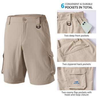 Men’s UPF 50+ Quick Dry Convertible Pants FP02M - Bassdash