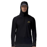 Men's UPF 50+ 1/4 Zipper Fishing hoodie Shirts FS24M - Bassdash