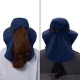 Unisex UPF 50+ Water Resistant Sun Hat with Neck Flap FH06 - Bassdash
