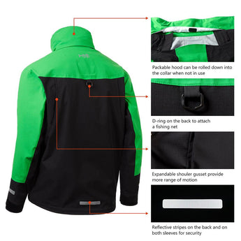 Mens's Valor Breathable Waterproof Fishing Jacket - Bassdash