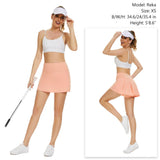 Women's UPF 50+ Tennis Skirts with Shorts LB09W - Bassdash