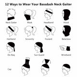UPF 50+ Neck Gaiter with Breathable Holes - Bassdash