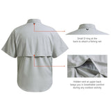 Men's UPF 50+ Short Sleeve Button Down - Bassdash