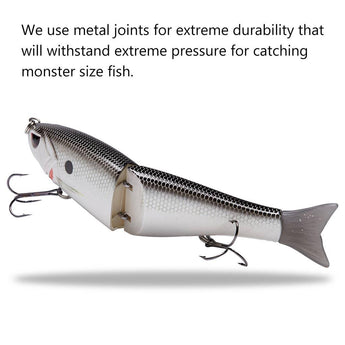 SwimShad Glide Baits Single-Jointed Hard Fishing Lure - Bassdash