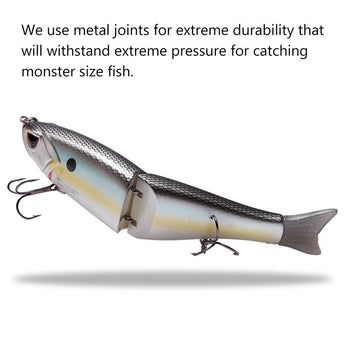 SwimShad Glide Baits Single-Jointed Hard Fishing Lure - Bassdash